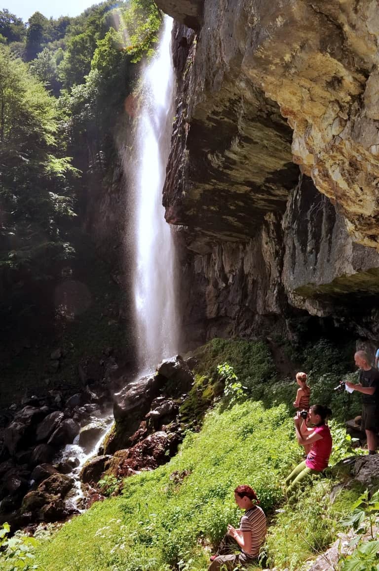 "Borov kamak" waterfall in late spring - photo: Vrachanski Balkan Nature Park